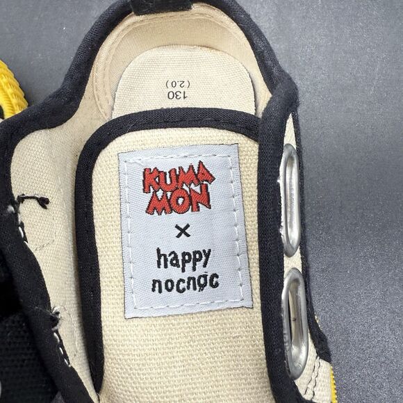 Kumamon x happy nocnoc infant size 2 hook & loop sneaker - Picture 6 of 7